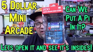 $5 Mini Arcade Machine - Tear Down & What Can We Do With It? RetroPie?