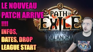 LA NOUVELLE LEAGUE POE ARRIVE !! TOUTES LES INFOS (rien) 3.19 : LAKE OF KALANDRA :D Date, drop, news