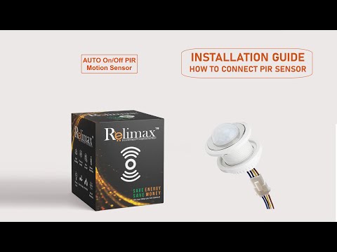 PIR MOTION SENSOR INSTALLATION GUIDE #RELIMAX #homeautomation  #automation #trending