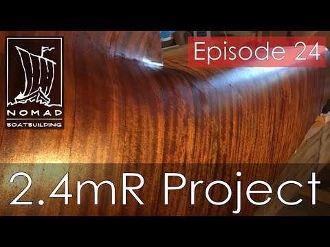 International 2.4mR Sailboat Project - Episode 24 - Waterlines and varnish