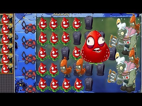 Plants vs Zombies 2: Pinata Party (June 28, 2017)-Team Plants Power-Up! Vs Gargantuar