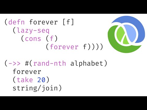 Avoid infinite recursion with lazy sequences (Clojure rand-nth repeat cons lazy-seq repeatedly take)