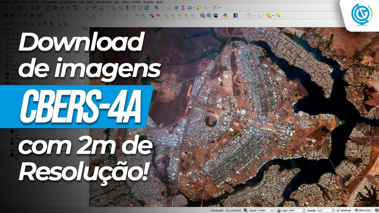Como fazer o Download das Imagens do CBERS-4A com 2m de Resolução Espacial