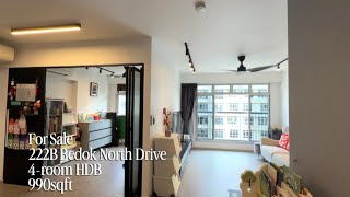 For Sale – 222B Bedok North Drive 4-Room Flat (990sqft)