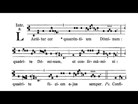 Feria V post Dominicam IV Quad. (Thursday after IV Sunday of Lent) - Introitus (Laetetur cor)