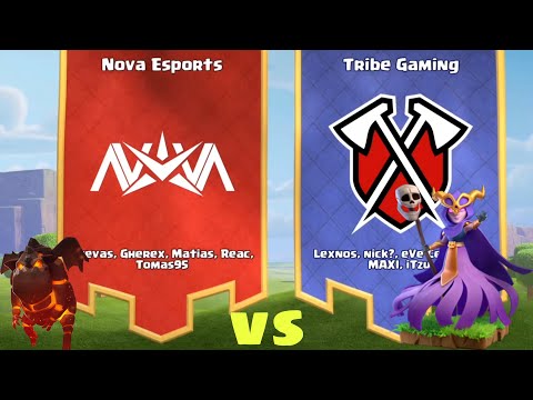Nova Esports vs Tribe Gaming - WCQ#5 Day 2 - Clash Of Clans