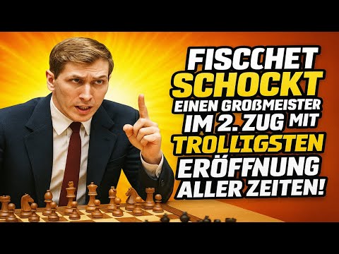 Fischer SCHOCKT einen Großmeister im 2. Zug mit der TROLLIGSTEN Eröffnung aller Zeiten!