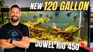 New 120 Gallon Aquarium Setup! Juwel Rio 450 (Start to Finish)