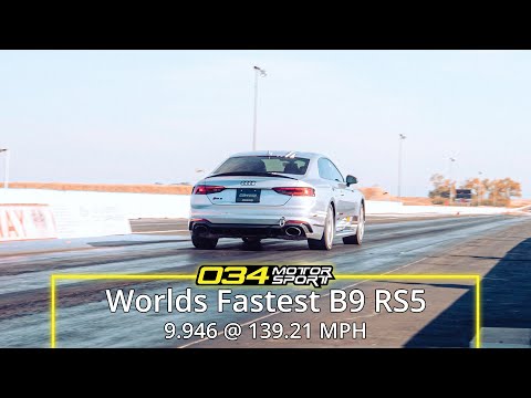 034Motorsport B9 Audi RS5 First to 9 Second Quarter Mile | World's Fastest Audi RS5