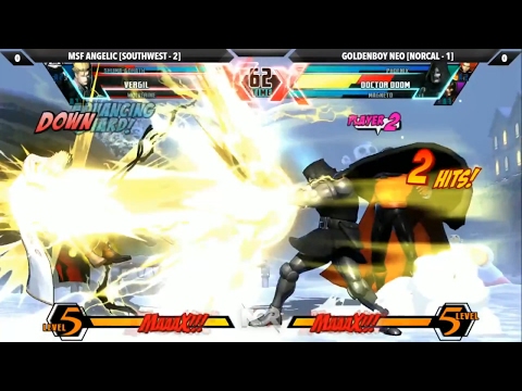 NCR 2017 UMVC3 EXHIBITION 3V3 (MSF ANGELIC [SOUTHWEST]) VS (GOLDENBOY NEO [NORCAL])