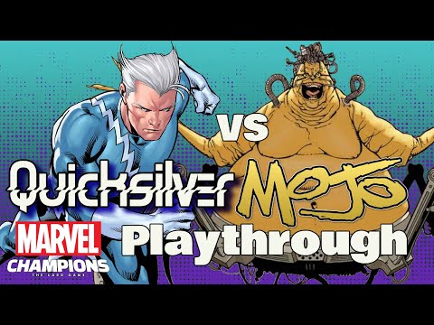 QUICKSILVER vs MOJO Marvel Champions Expert Playthrough