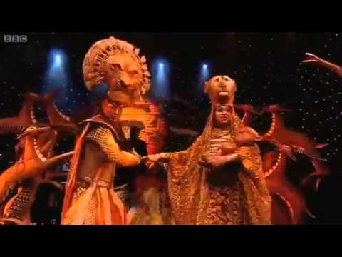 The Lion King Circle of Life Olivier Awards