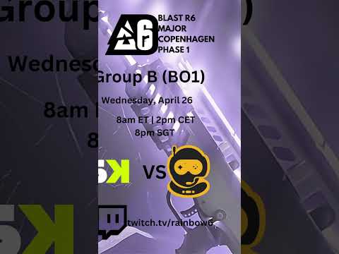 BLAST Rainbow 6 Major Copenhagen - Phase 1 Day 3 Games