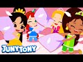 Princess Pajama Party | Let the secret party begin:D | Sleepover | Princess Song for Kids | JunyTony