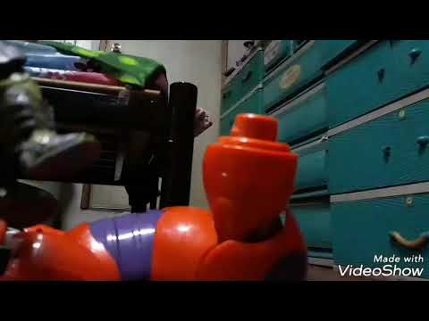 Hulk iron man and JARVIS vs baymax