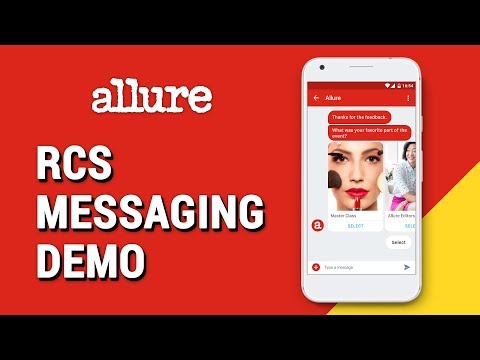 Mobile World Congress 2017 | Allure RCS Business Messaging Demo