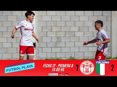 Huracán 7-2 Sp. Italiano - Primera B Masculino - Fútbol Playa AFA 2025 - Fecha 12
