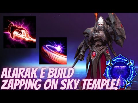 Alarak Counterstrike - E Build ZAPPIN on Sky Temple! - Grandmaster Storm League