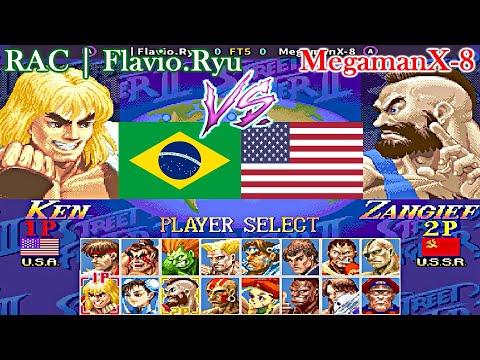 Super Street Fighter II X: Grand Master Challenge - RAC | Flavio.Ryu vs MegamanX-8 FT5