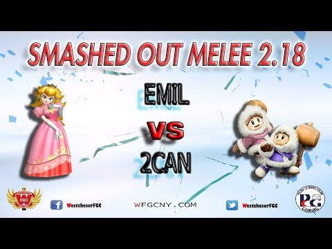 Smashed Out Melee V2.18 - Emil Vs. 2Can - Winners Quarter Finals
