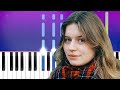 Girl In Red Midnight Love Piano Tutorial