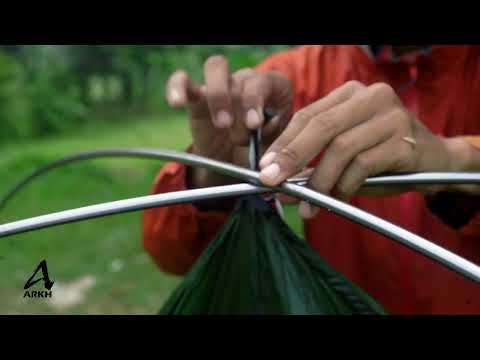 ARKH ADVENTURE TENT                    HOW to instal FS 2 series 15D SIL-NYLON Fabric