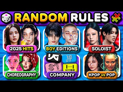 Save One Song: RANDOM Rules 🎵 6 Songs Challenge, Pick your Favorite Tracks! | Kpop Quiz 2025