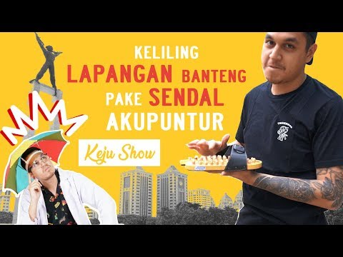 #KEJUSHOW GILA! Kevin Julio Keliling Lapangan Banteng 2018 Pake Sendal Akupuntur