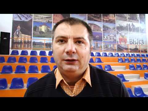 SERGIU ŞTEFĂNESCU PREŞEDINTE VOLEI CLUB BLAJ-CSM TÂRGOVIŞTE