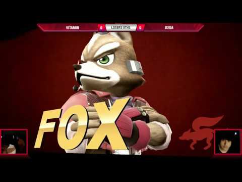 VS Weekly 6/1/17 - Losers 8ths - Vitamin (Fox) vs D2da (MK) - Smash 4