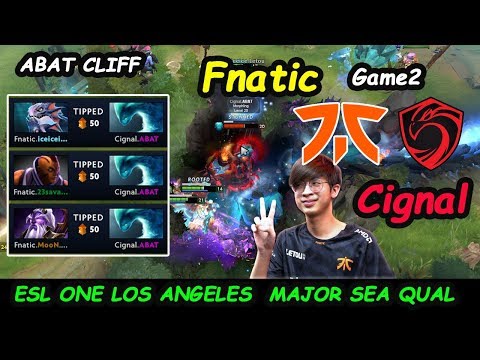 Fnatic vs Cignal Ultra | 23savage [Anti Mage] Game2 ESL ONE Los Angeles Major 2020 SEA Qual Dota 2
