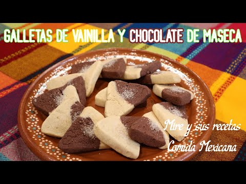 Riquísimas Galletas de Vainilla y Chocolate de Maseca