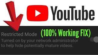 How To Fix YouTube Restricted Mode Turned On By Network Administrator (Simple Way 2023)