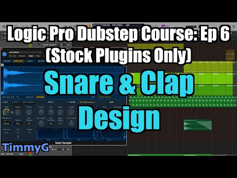 Logic Pro Dubstep Course (Stock Plugins Only) – Ep. 6: Snare & Clap Design