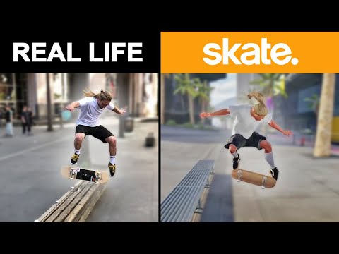 Recreating My Crazy Skateboarding Clips in Skate 4