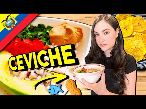 Sasha Grey Making ECUADORIAN Fish Ceviche With Peanut Sauce 🐟🥜