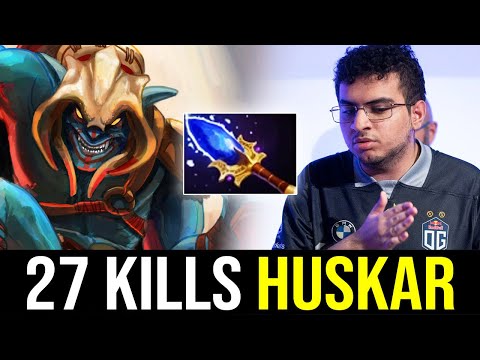 OG.ATF 27 KILLS HUSKAR LOOKS LIKE - AGHANIM'S BUILD DOTA 2