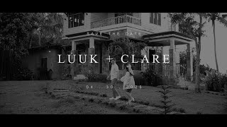 Luuk & Clare Save The Date Video
