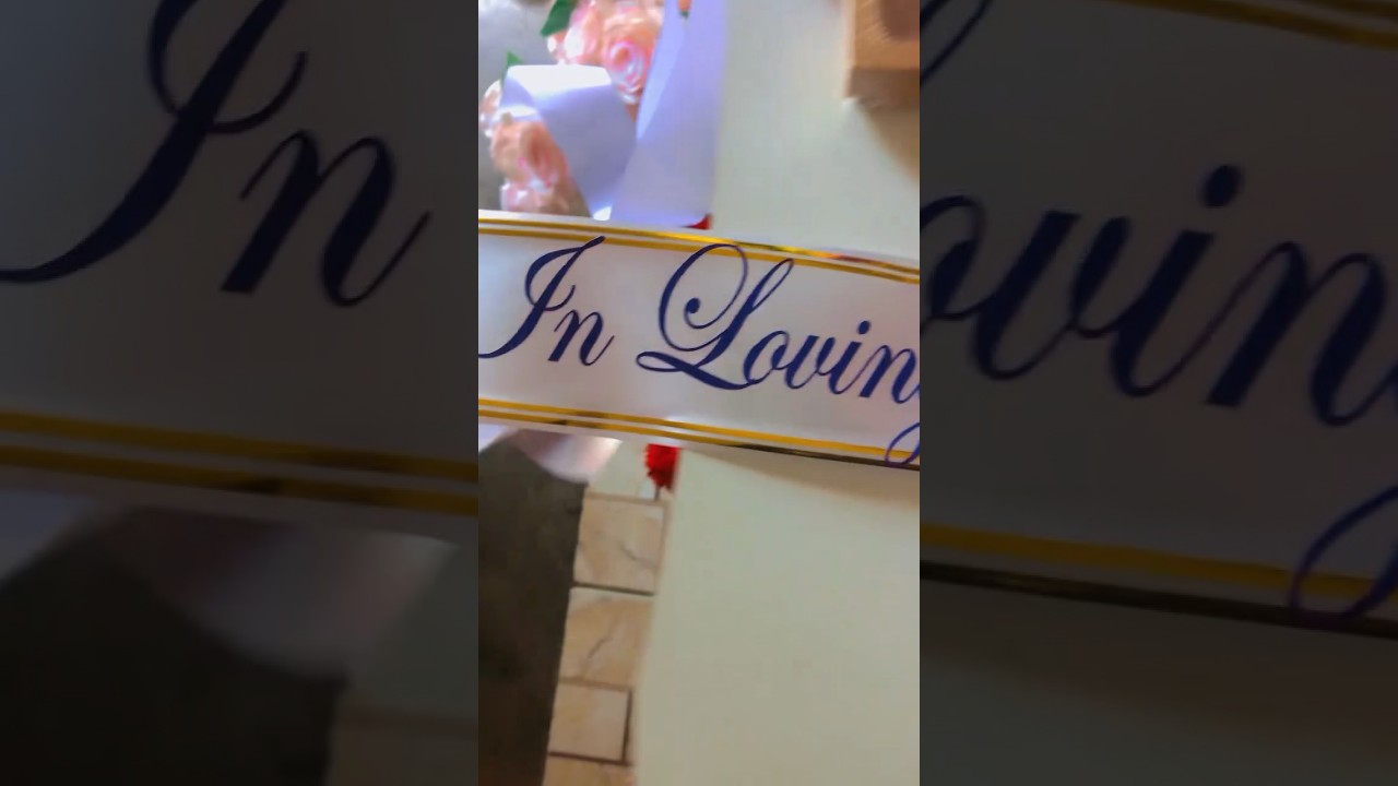 Memorial sash #inlovingmemory