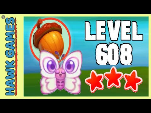 Farm Heroes Super Saga Level 608 Hard - 3 Stars Walkthrough, No Boosters