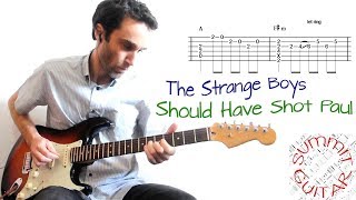 The Strange Boys - Should Have Shot Paul - Guitar lesson / tutorial / cover with tab