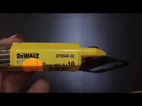 Cверло по металлу DeWALT Extreme2 HSS-G 3,5 мм, 10 шт (DT5542)