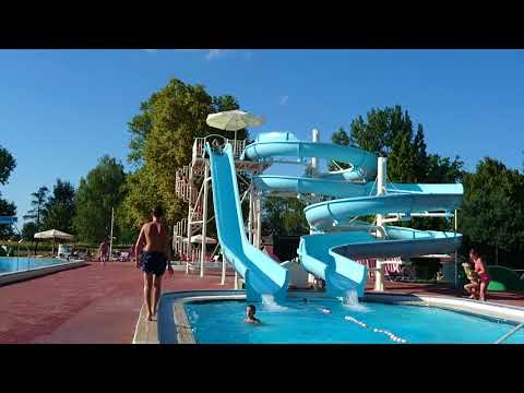 2017.08.13 Dave on the slide at Terme (Spa) Bonovci, Verzej, Slovenia - 01