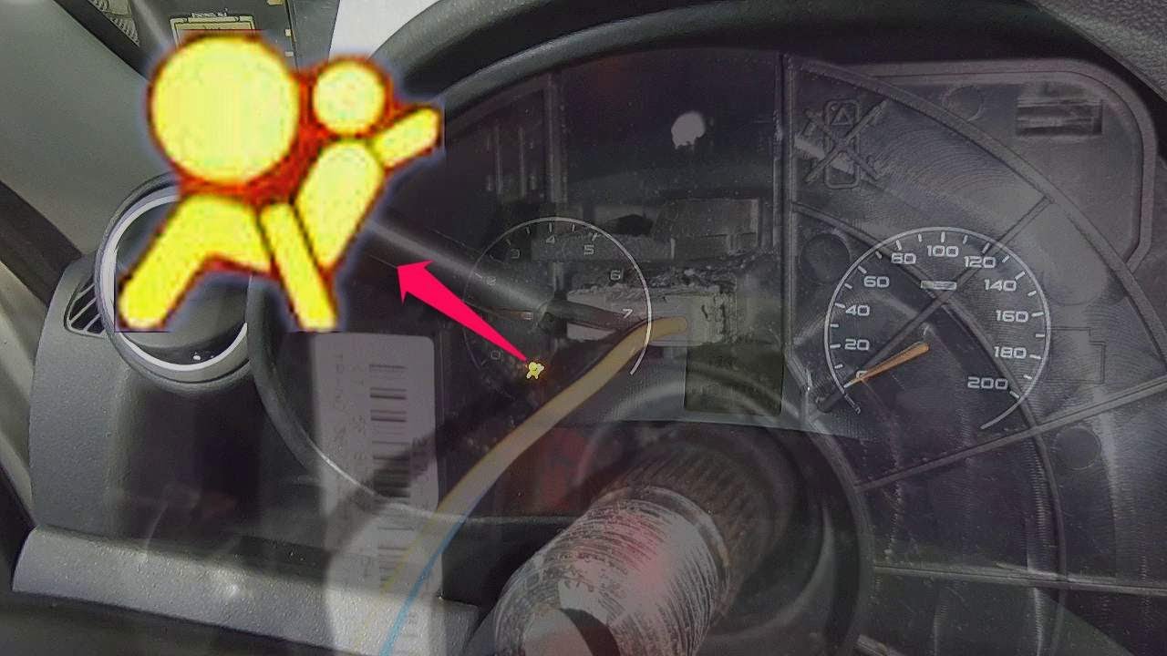 lada granta где находятся датчики удара подушки безопасности