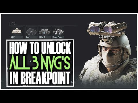 HOW TO GET ALL 3 NVG'S in GHOST RECON BREAKPOINT - Location for All Three Night Vision Googles