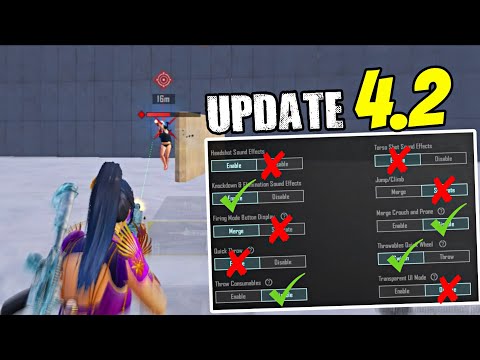 Update 4.2 Best Settings & Sensitivity 2026 🔥 | BGMI / PUBG MOBILE to Improve HEADSHOT & Accuracy 😱✅
