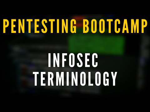 Penetration Testing Bootcamp - Infosec Terminology