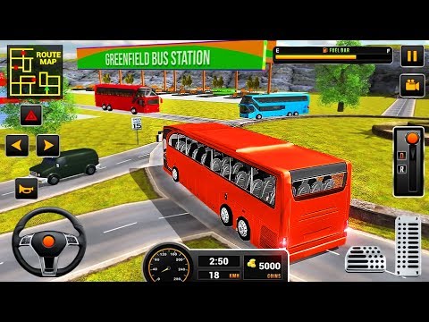 Coach Bus Driving Simulator - City Mobile Bus Transporter Drive - Android GamePlay