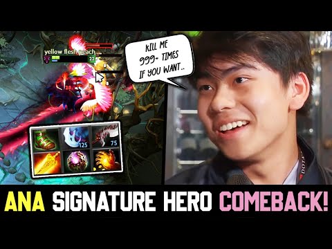 Ana with his Signature Hero "SPECTRE" - THE ULTIMATE COMEBACK! DOTA 2