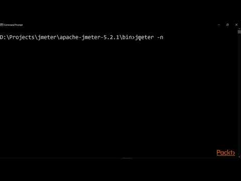 Mastering JMeter 5 0 Commands to Run Tests on Non GUI Mode | packtpub com